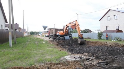  В микрорайоне «Солнечный» началось строительство дорог