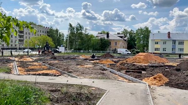 Благоустройство сквера возле школы-ЭКОТЕХ