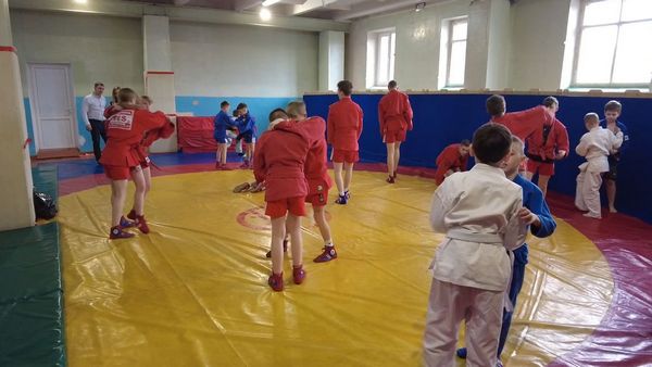 Юные спортсмены - самбисты и дзюдоисты