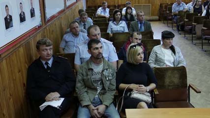 В отделе полиции прошло торжественное награждение жителей города
